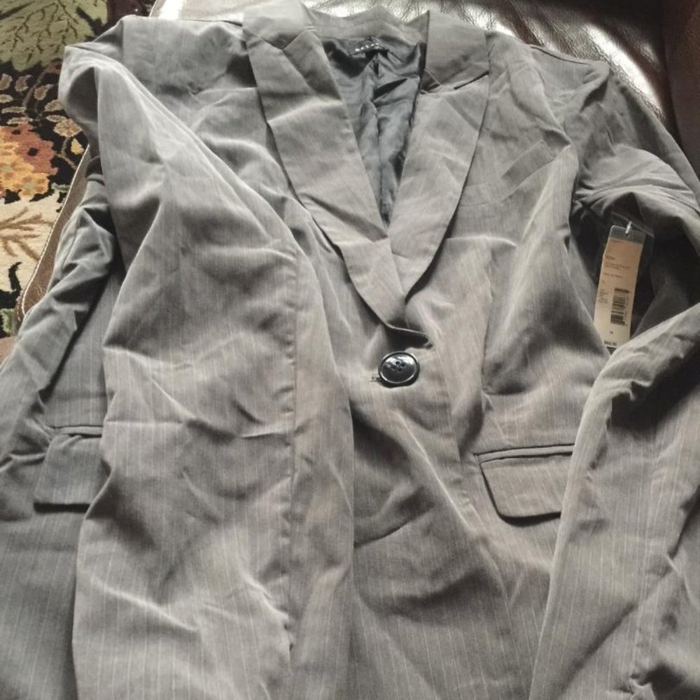 NWT PINSTRIPE METAPHOR BLAZER 16